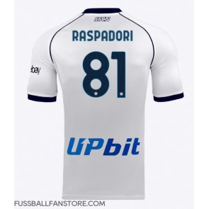 SSC Napoli Giacomo Raspadori #81 Replik Auswärtstrikot 2023-24 Kurzarm